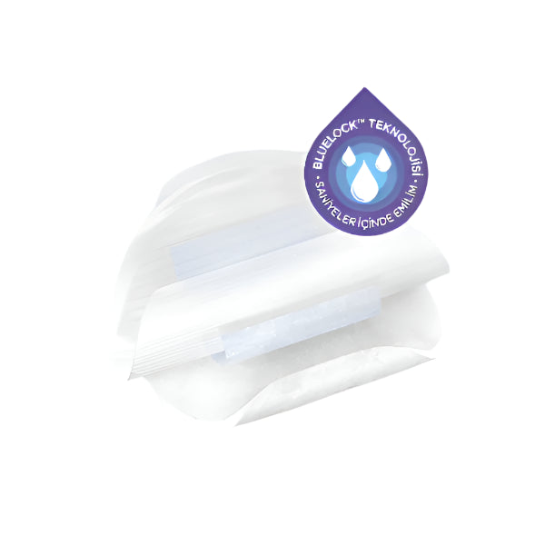 Lansinoh Blue Lock™ Göğüs Pedi 100 Adet, üstün emicilik ve konfor sunan göğüs pedi
