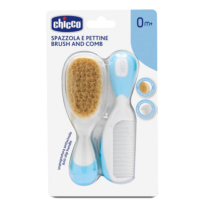Chicco Mavi Renkli Bebek Fırçası ve Tarağı Seti Paketi