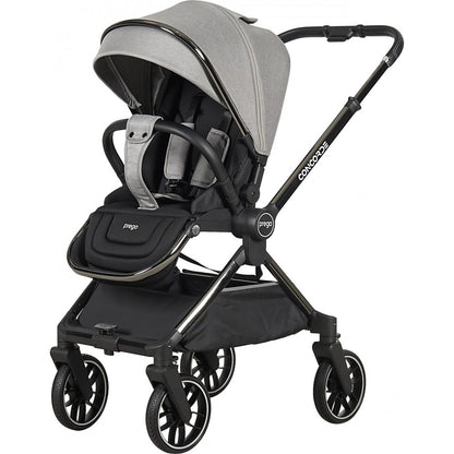 Prego 2067 Concorde Travel Sistem Bebek Arabası Gri Ön ve Yandan Görünüm